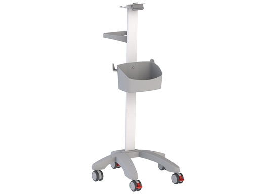 [45760] CARRELLO PER MONITOR PAZIENTE  richiede piastra adattatrice