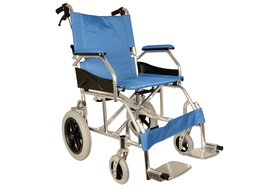 [43250] CARROZZINA ALLUMINIO QUEEN  azzurra