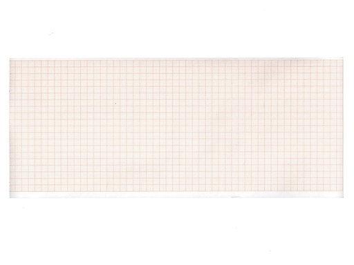 [GM-29221] Carta termica ECG 107x25 mmxm  rotolo griglia arancio