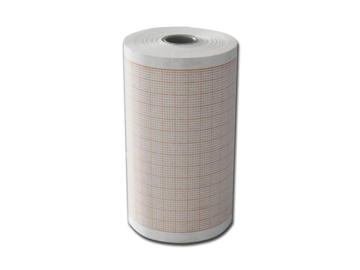 [32964] Carta termica ECG 80x25 mmxm  rotolo griglia arancio