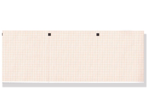 [GM-29250] Carta termica ECG 112x100 mmxm x 300 pacco griglia arancio