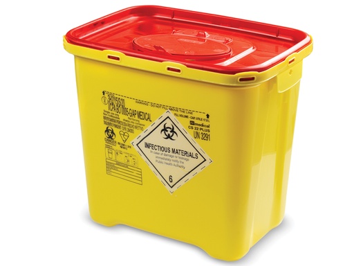 [25788] CONTENITORE RIFIUTI TAGLIENTI LINEA CS PLUS  22 litri