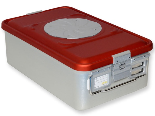 [37212] CONTAINER CON VALVOLA medio h150 mm  rosso