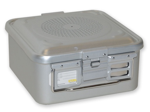 [37001] CONTAINER CON FILTRO piccolo h135 mm  grigio