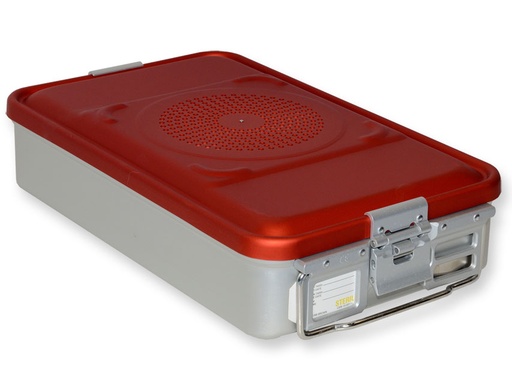 [37060] CONTAINER CON FILTRO medio h100 mm  rosso