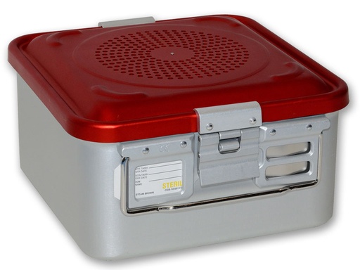 [37012] CONTAINER CON FILTRO piccolo h150 mm  rosso
