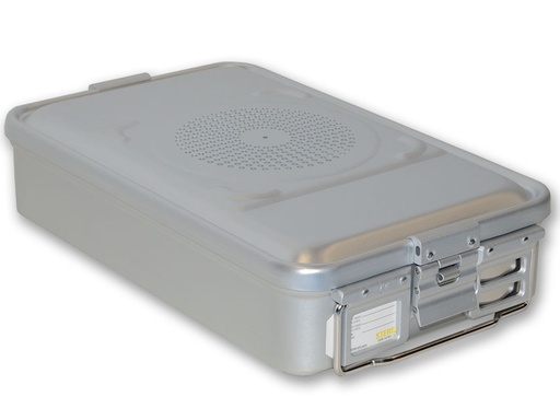 [37050] CONTAINER CON FILTRO medio h100 mm  grigio