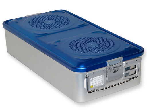 [37131] CONTAINER CON FILTRO grande h135 mm  blu forato