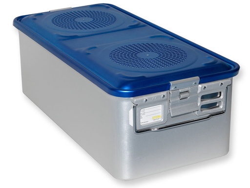 [GM-29361] CONTAINER CON FILTRO grande h200 mm  blu forato