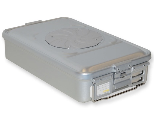 [GM-29367] CONTAINER CON VALVOLA medio h100 mm  grigio