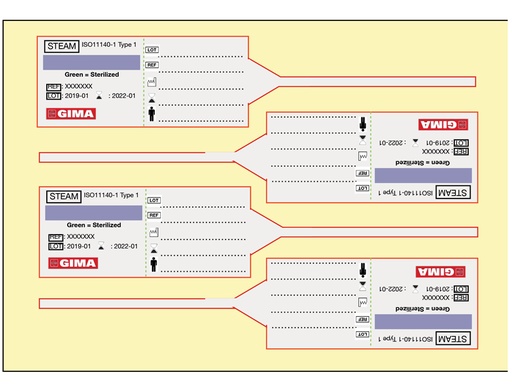 [37334] ETICHETTA AUTOADESIVA PER SIGILLARE CONTENITORE CON PIN