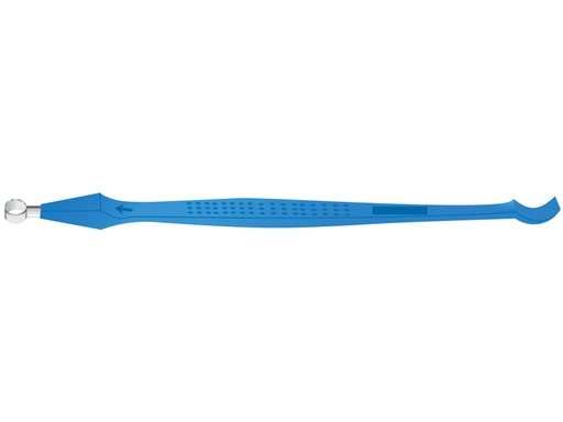[22567] CURETTE DERMATOLOGICHE GIMA CON RASCHIETTO diametro 7 mm