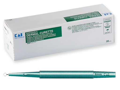 [22604] CURETTE DERMATOLOGICHE KAI diametro 4 mm