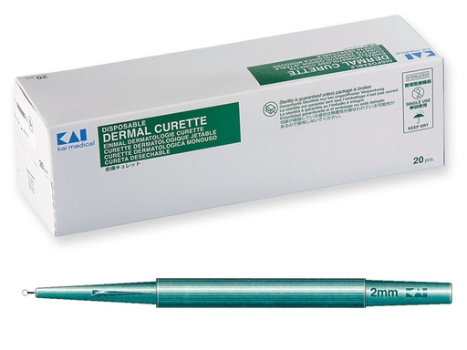 [GM-29425] CURETTE DERMATOLOGICHE KAI diametro 2 mm