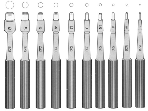 [22619] CURETTE BIOPSIA-PUNCH KAI diametro 8 mm