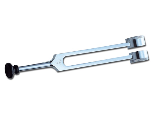 [31226] DIAPASON IN ALLUMINIO 128 Hz con piedino