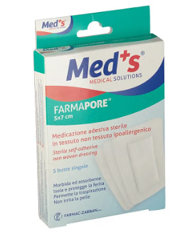 [DMM01326] Cerotto medicato sterile 5 x 7 cm Farmapore