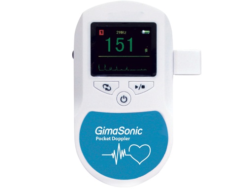[29480] POCKET DOPPLER GIMASONIC CON DISPLAY A COLORI - senza sonda