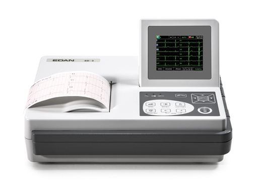 [GM-29552] ECG EDAN SE-3 A COLORI - 3 canali con monitor ed interpret.