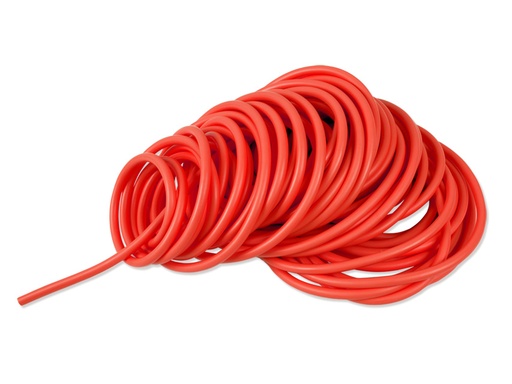 [47062] MATASSA TUBO LATEX 25 m x 2,5 mm - medio - rosso