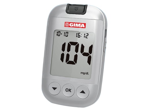 [24110] KIT COMPLETO GLUCOMETRO GIMA mg/dl - GB, FR, ES, PT
