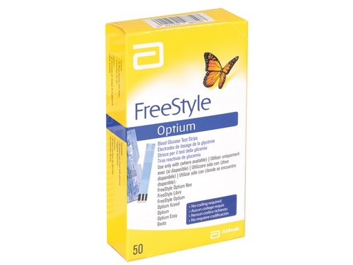[23943] STRISCE GLUCOSIO ABBOTT FREESTYLE OPTIUM