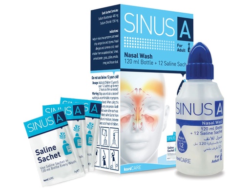 [28084] SINUS A - KIT LAVAGGIO NASALE 120 ml per adulti