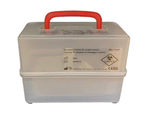 [DMM10125] Contenitore secondario per trasporto 40 provette completo di spugna e assorbente
