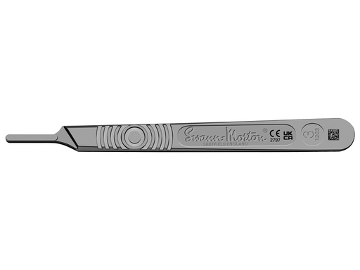 [22425] MANICO PORTALAME SWANN-MORTON ACCIAIO INOX N. 3 con CE e UKCA