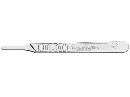[22424] MANICO PORTALAME SWANN-MORTON ACCIAIO INOX N. 4 senza CE