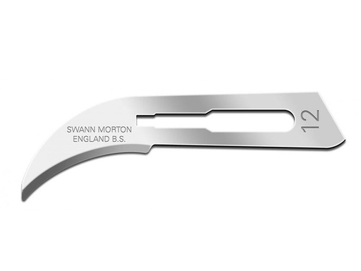 [22402] LAME BISTURI SWANN-MORTON C/S N. 12 - sterili