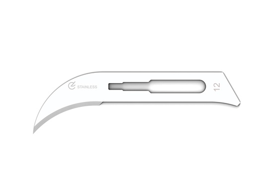 [27022] LAME GIMA INOX N. 12 STERILI