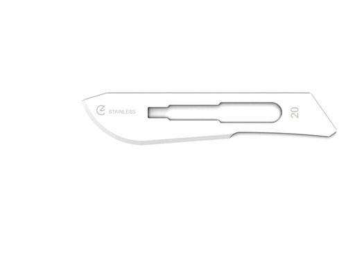 [27024] LAME GIMA INOX N. 20 STERILI