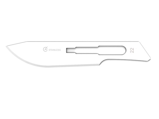 [27026] LAME GIMA INOX N. 22 STERILI