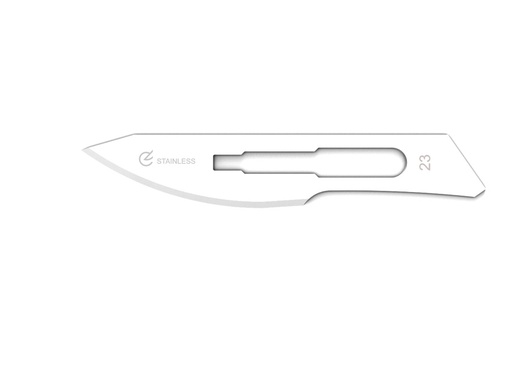 [27027] LAME GIMA INOX N. 23 STERILI