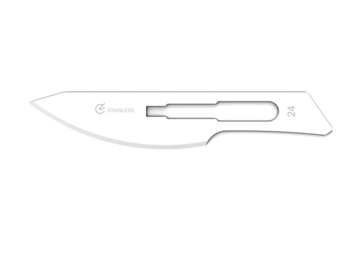 [27028] LAME GIMA INOX N. 24 STERILI