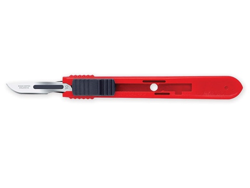 [22440] BISTURI DI SICUREZZA SWANN-MORTON LAMA INOX N.10 - sterile