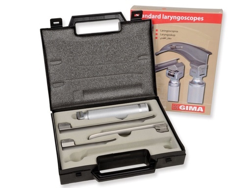 [34306] SET LARINGO PEDIATRICO 3 LAME Miller 1,2,3