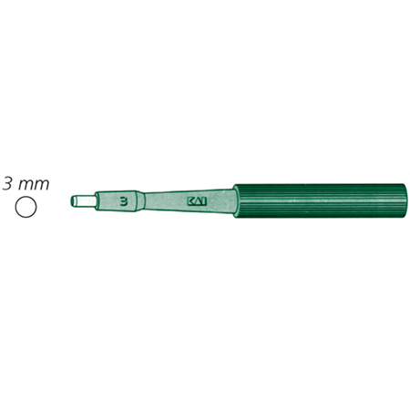 [MOR0166] Curette Biopsia Punch monouso verde misura 3 sterile
