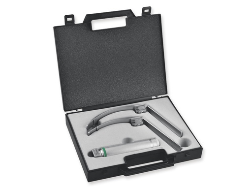 [58072] SET LARINGOSCOPIO F.O. MAXLITE FLEXI - 2 lame Mc-Intosh 3, 4