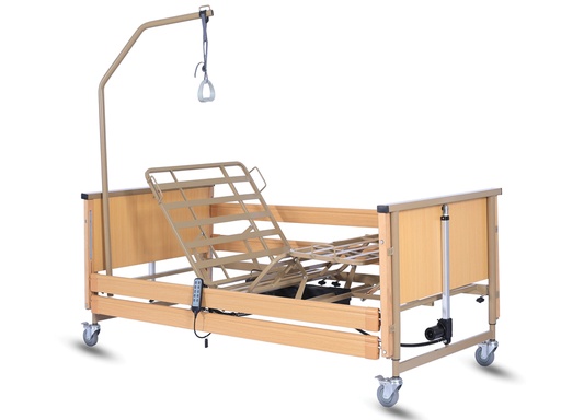 [27693] LETTO ELETTRICO A 3 MOTORI, ALTEZZA REGOLABILE 84-125 cm - 3 articolazioni - 4 sezioni