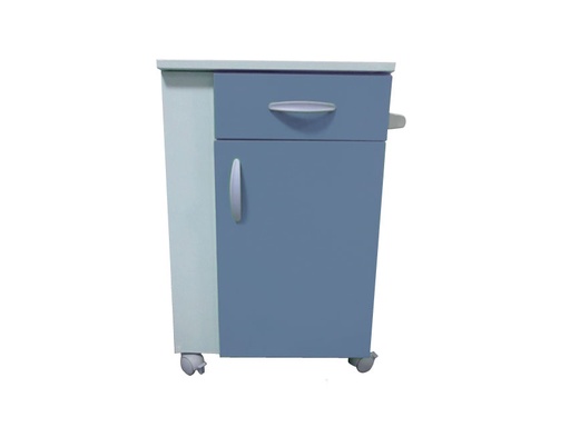 [27662] COMODINO FEBO CON PORTA BOTTIGLIA - blu