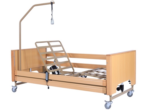 [27684] LETTO ELETTRICO A 4 MOTORI, ALTEZZA REGOLABILE 84-125 cm - 3 articolazioni - 4 sezioni