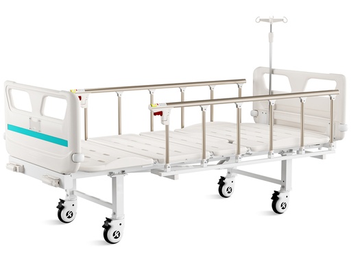 [44740] LETTO A 3 SEZIONI AD ALTEZZA VARIABILE - 2 manovelle - con ruote