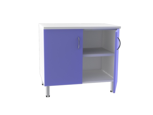 [43519] UNITÀ BASE DOPPIA 2 porte con 2 scaffali - colore a richiesta