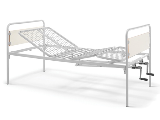 [44732] LETTO A TRE SEZIONI - 2 manovelle - con piedini