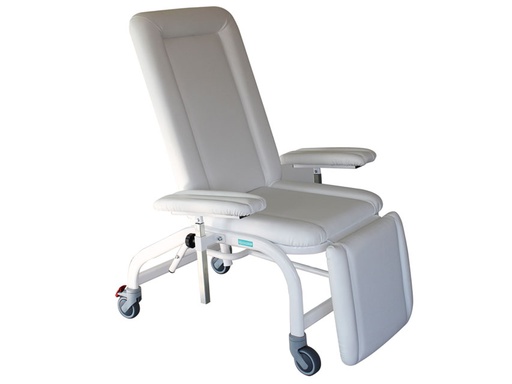 [GM-29942] POLTRONA DONATORI con ruote - meccanica - bianca