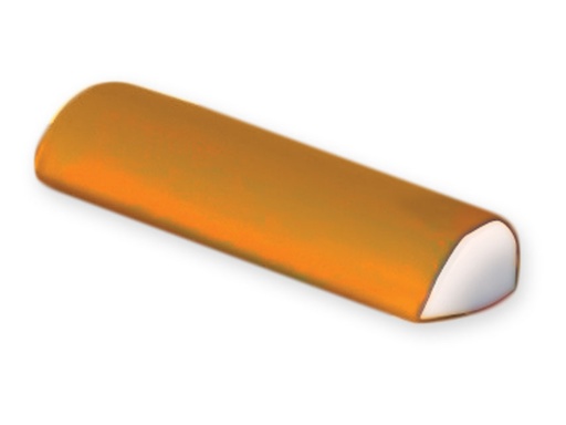 [44550] CUSCINO SEMICILINDRICO 20x50x10 cm - arancione