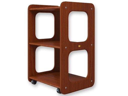 [27452] CARRELLO IN LEGNO DANTE - ciliegia
