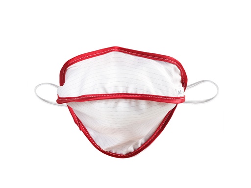 [20775] MASCHERINA RIUTILIZZABILE MYCROCLEAN KID BFE 99,8% - bianca/rossa